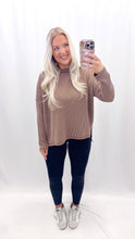 Load image into Gallery viewer, Easy Living Ribbed Top BROWN
