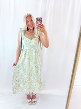 Load image into Gallery viewer, Flawless Floral Dress SAGE
