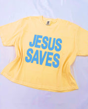 Load image into Gallery viewer, Jesus Saves Graphic Tee (AVAILABLE IN CROP &amp; FULL LENGTH!)
