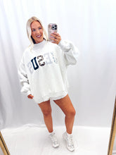 Load image into Gallery viewer, Jesus Blue Multi Mockneck
