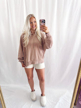 Load image into Gallery viewer, Slouchy Season Hoodie TAN

