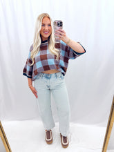 Load image into Gallery viewer, Blueberry Mocha Sweater Top
