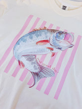 Load image into Gallery viewer, Striped Reel Good Day Bass Graphic Tee
