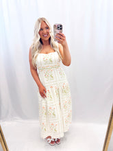 Load image into Gallery viewer, Pastel Petals Dress IVORY
