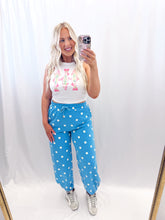 Load image into Gallery viewer, Blue Dot Joggers

