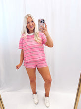Load image into Gallery viewer, Casually Striped SET PINK💖 2 smalls &amp; 1 medium left
