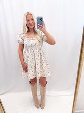 Load image into Gallery viewer, Southern Belle Dress Cream Floral
