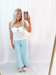 Taste Of Seaside Crochet Tube Top