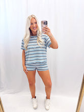 Load image into Gallery viewer, Casually Striped SET BLUE💖 2 smalls &amp; 1 medium left
