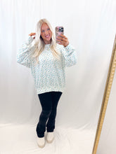 Load image into Gallery viewer, Floral Flirt Pullover BLUE
