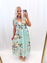 Load image into Gallery viewer, Bloom Lagoon Dress TEAL
