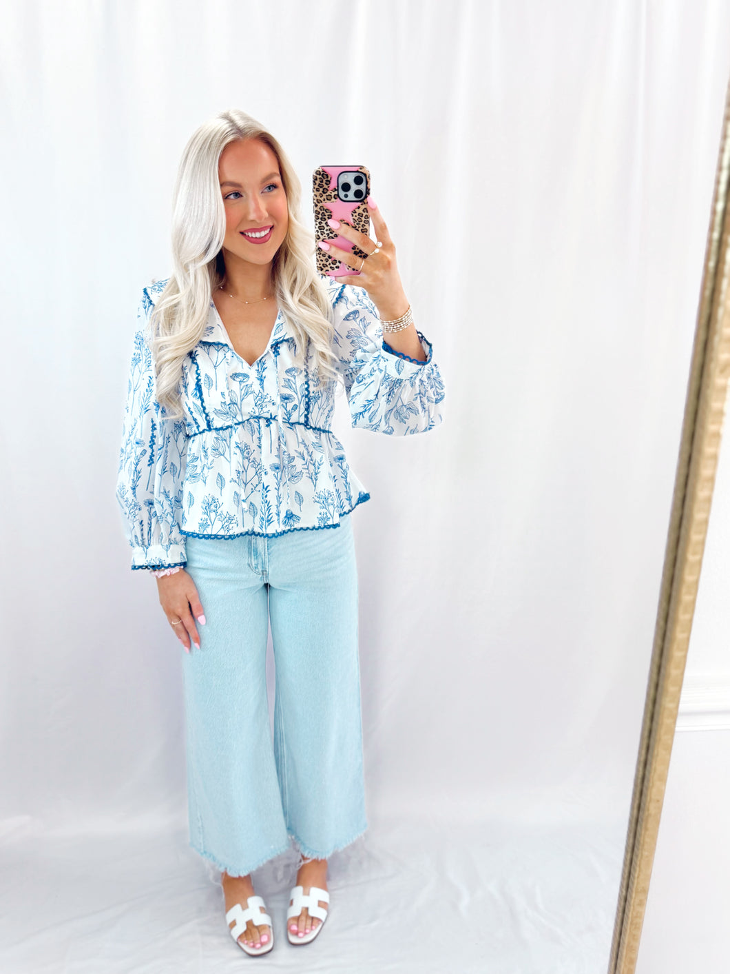 Endless Spring Blouse BLUE