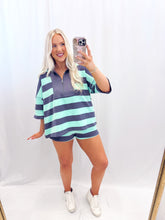 Load image into Gallery viewer, Color Me Striped SET MINT💖 small &amp; medium left
