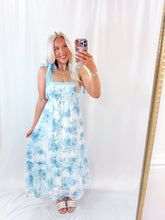 Load image into Gallery viewer, Blooming Lace Dress BLUE RESTOCK
