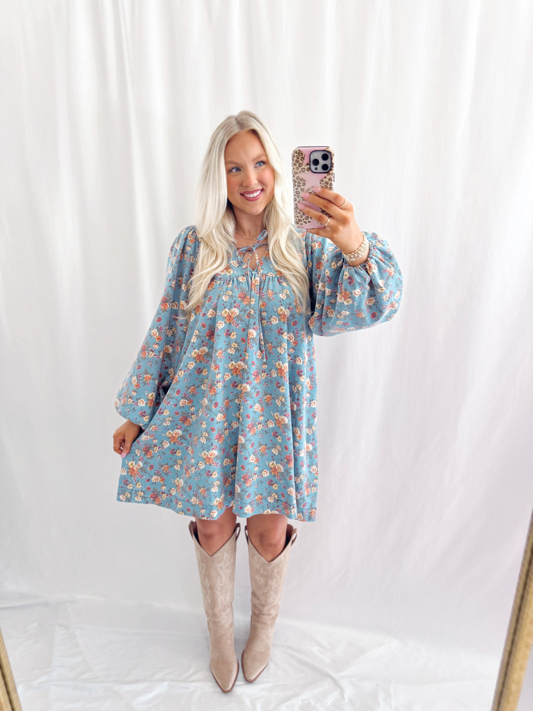 Blue Meadows Denim Dress