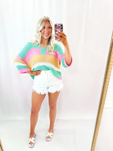 Load image into Gallery viewer, Adorably Striped Knit Top
