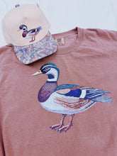 Load image into Gallery viewer, Rhinestone Wood Duck Graphic Tee
