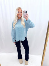 Load image into Gallery viewer, Sweet &amp; Simple Top BLUE
