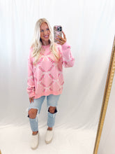 Load image into Gallery viewer, Bow Kissed Blooms Sweater PINK
