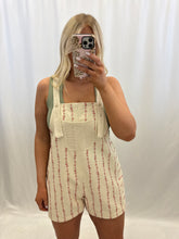 Load image into Gallery viewer, Fresh Picked Flowers Overall Romper
