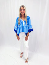 Load image into Gallery viewer, Blue Bohemia Top
