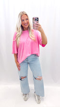 Load image into Gallery viewer, Everyday Essential Oversized Tee PINK
