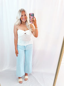 Taste Of Seaside Crochet Tube Top