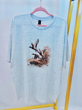 Load image into Gallery viewer, Vintage Flying Ducks Graphic Tee ASH GREY GILDAN
