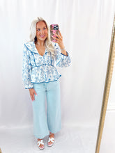 Load image into Gallery viewer, Endless Spring Blouse BLUE
