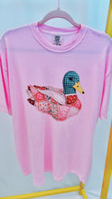Load image into Gallery viewer, Patchwork Mallard Duck Graphic Tee
