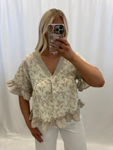 Load image into Gallery viewer, Flutter Bloom Top NEUTRAL💖 2 larges left

