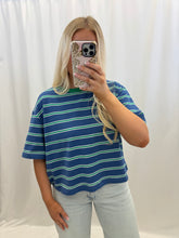 Load image into Gallery viewer, Good Mood Top Blue/Green
