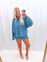 Load image into Gallery viewer, Stripes Ahead Set Blue/Mint
