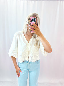 Lace + Bows Blouse