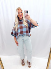 Load image into Gallery viewer, Blueberry Mocha Sweater Top
