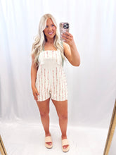 Load image into Gallery viewer, Fresh Picked Flowers Overall Romper

