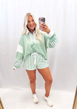 Load image into Gallery viewer, Seaside Stripes SET (pullover + shorts)💖 1 small left
