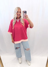 Load image into Gallery viewer, Pink Punch Oversized Top💖 2 larges left
