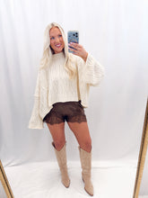 Load image into Gallery viewer, Cabin Weekend Sweater Cream
