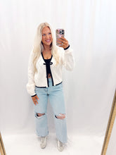 Load image into Gallery viewer, Graceful Knit Bow Sweater💖 medium left
