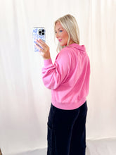 Load image into Gallery viewer, Keep Scrolling Pink Collared Top
