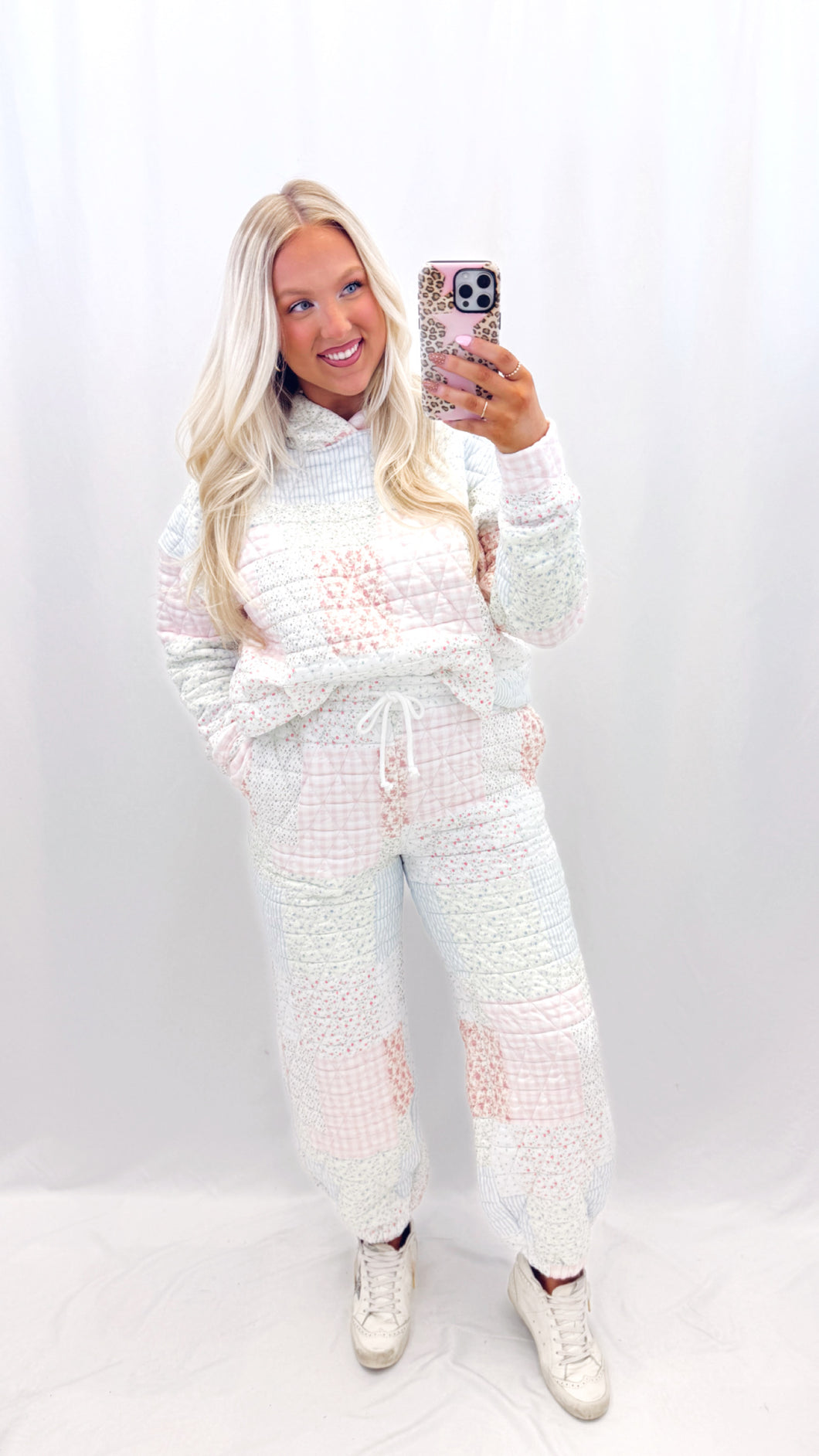 Floral Patchwork Sweatpants