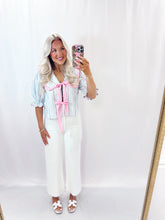 Load image into Gallery viewer, Fluttering Whimsy Top PINK💖 2 mediums left
