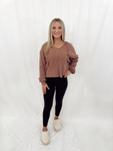 Load image into Gallery viewer, Take It Easy Washed Hoodie CHESTNUT
