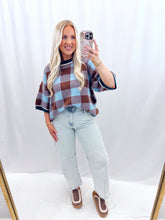 Load image into Gallery viewer, Blueberry Mocha Sweater Top
