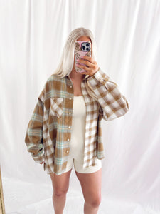 Woodland Whisper Flannel GREEN/BROWN (pictured right)