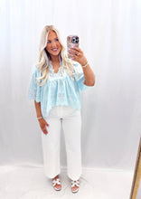 Load image into Gallery viewer, Seabreeze Eyelet Blouse💖 1 large left
