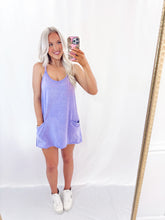 Load image into Gallery viewer, Doing The Most Romper LAVENDER
