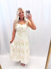 Load image into Gallery viewer, Pastel Petals Dress IVORY
