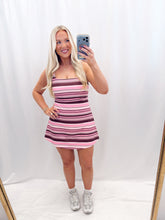 Load image into Gallery viewer, Fall Moves Athletic Romper Dress Pink

